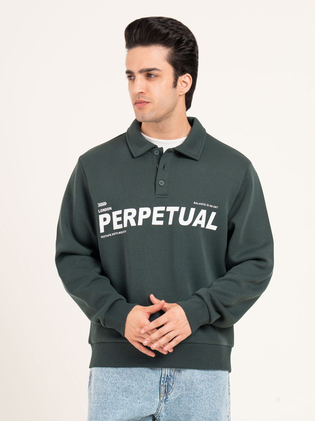Men's Striped Sweatshirt