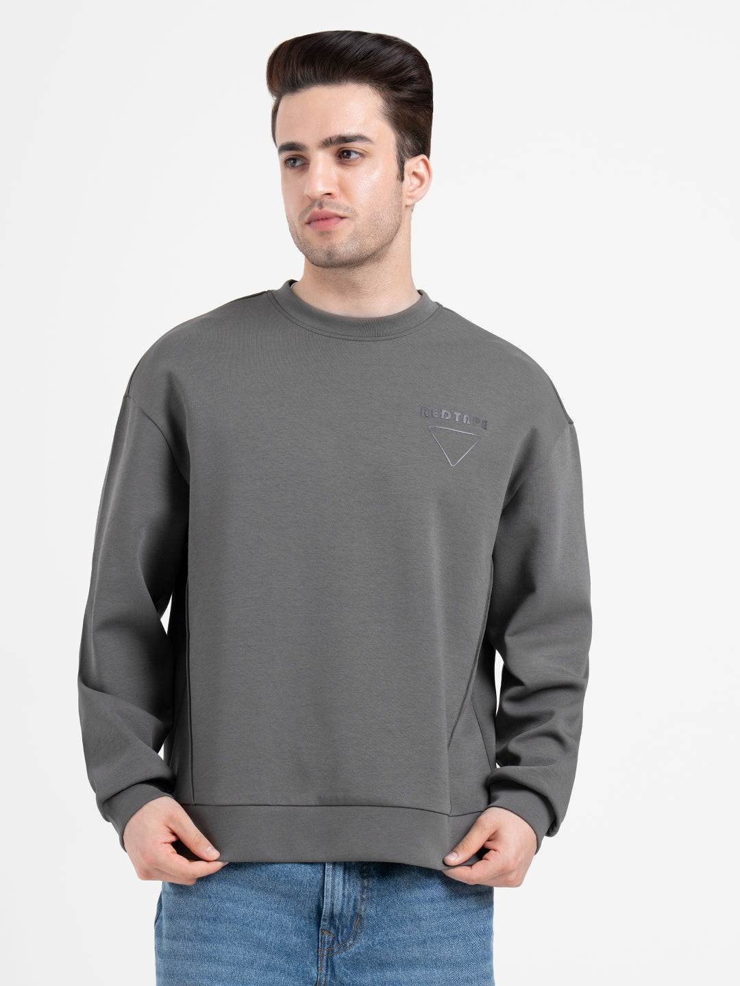 Olive Winter Sweatshirt for Men  | Winter-Ready Streetwear Comfort