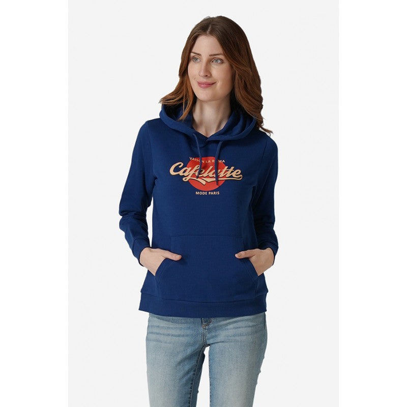 Women Airforce Blue Hoodie