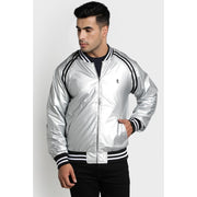 Silver Black Reversible Men's Jacket