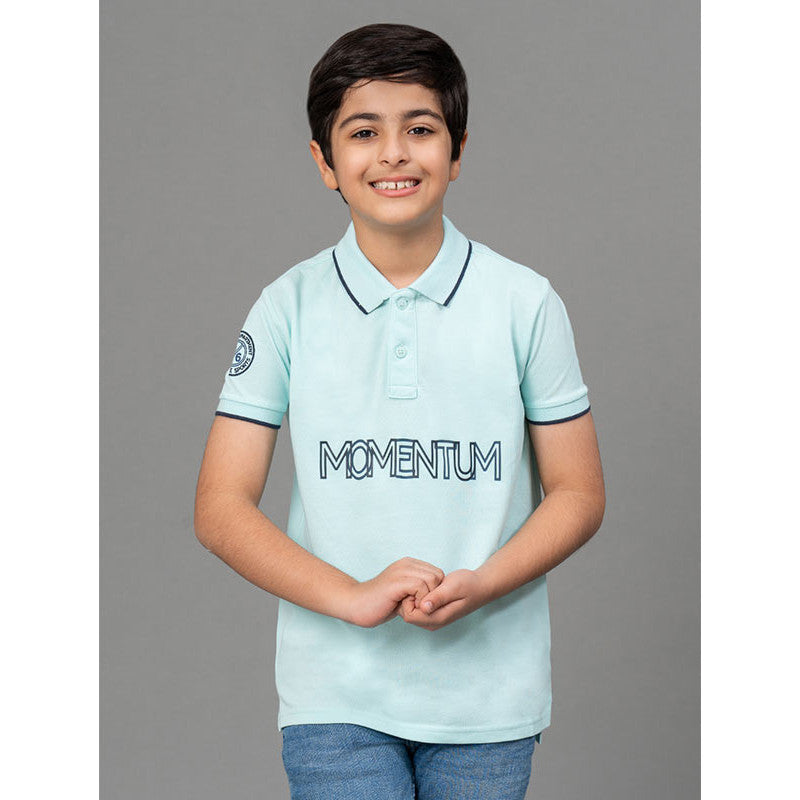 RedTape Arctic Blue T-Shirt for Boys | Comfortable and Durable