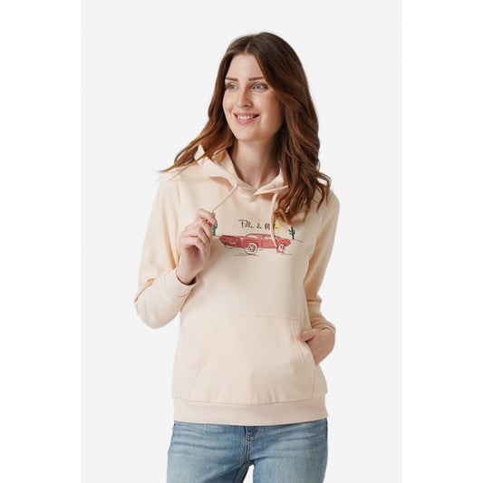 Women Ecru Hoodie