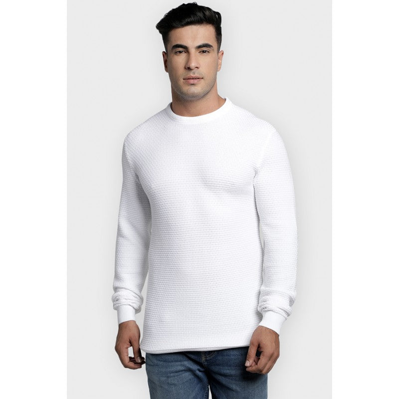 Mens White Sweater