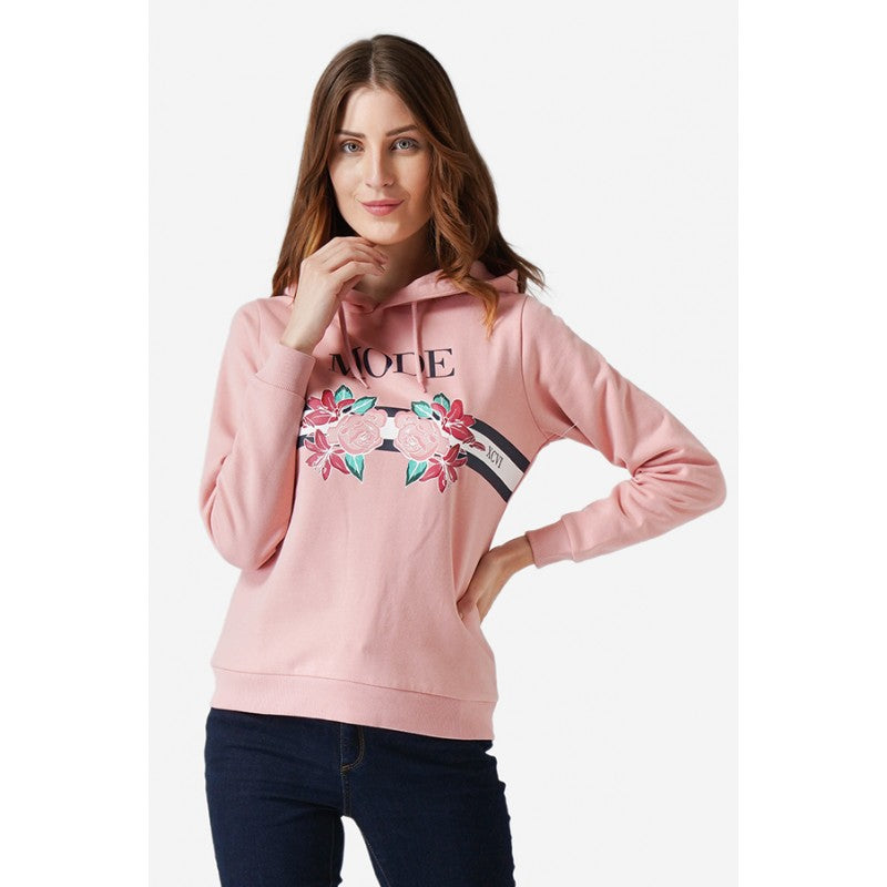 Women Pink Hoodie