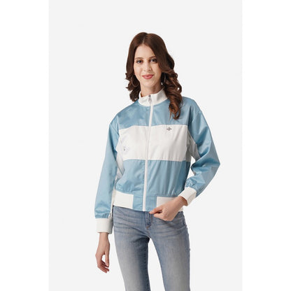 Women Pastel Blue Jacket