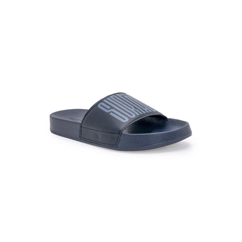Casual Sliders for Men's - Comfortable Navy Slip-On Casual Sliders for Men's