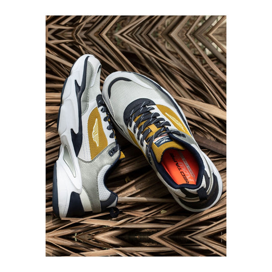 Men Grey Walking Shoes