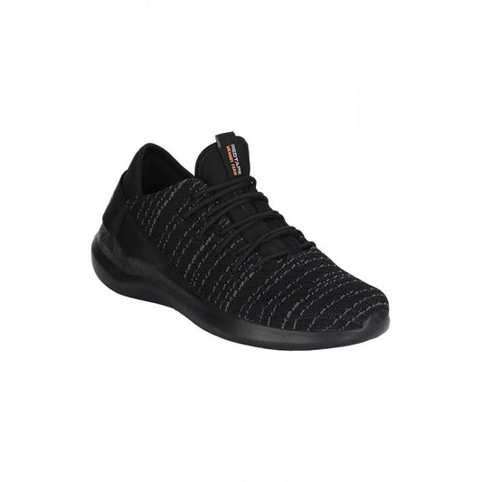 Men Black Walking Shoes
