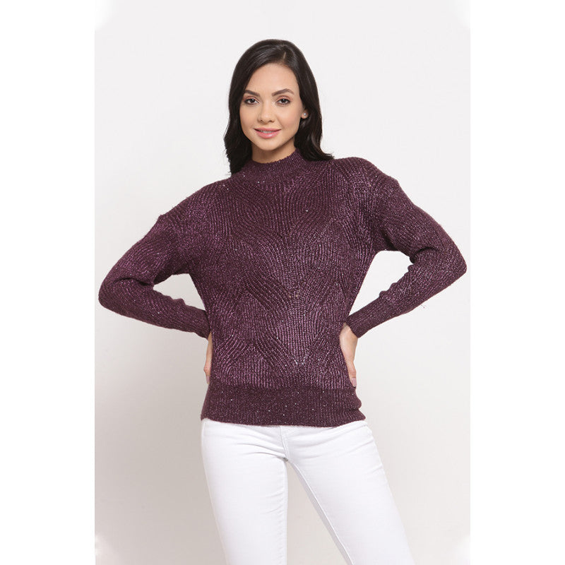 MODE by RedTape Women's Wine Sweater