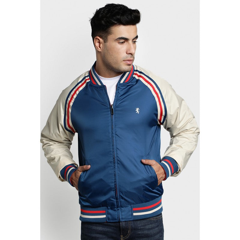 Royal Blue Red Reversible Men's Jacket