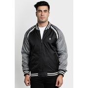 Black Dark Blue Reversible Men's Jacket