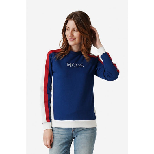 Women Airforce Blue Sweatshirt