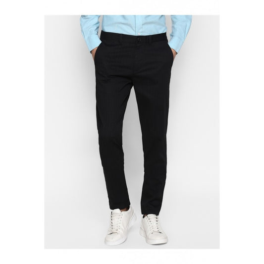 Mens Black Check Jogger