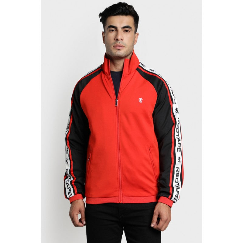 Red Ripped Jacket Mens Red Jacket | Redtape
