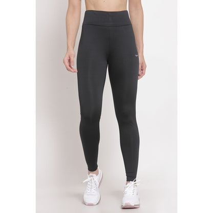 Women's Black Active Wear Tights Redtape