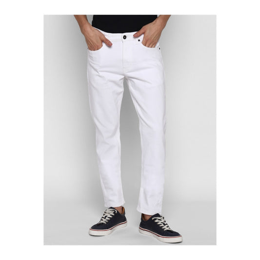 Mens White Denim Jeans