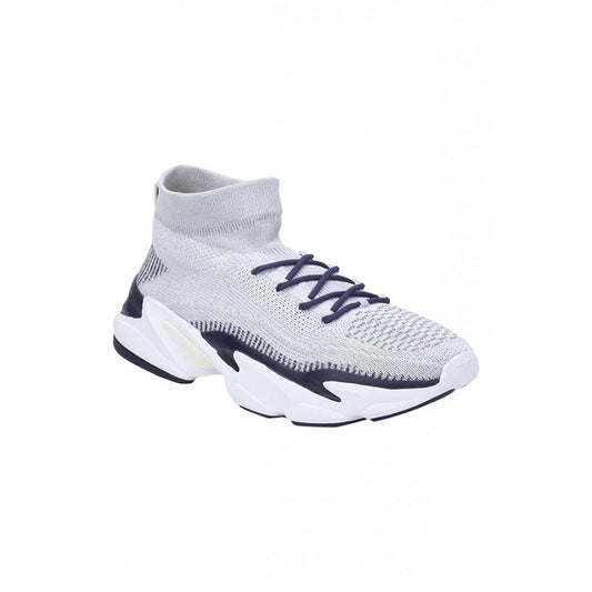 Men Grey Walking Shoes