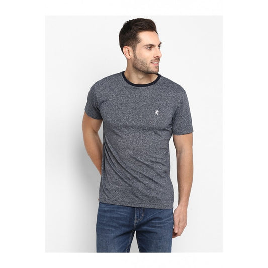 Mens Charcoal Grey Melange T Shirt