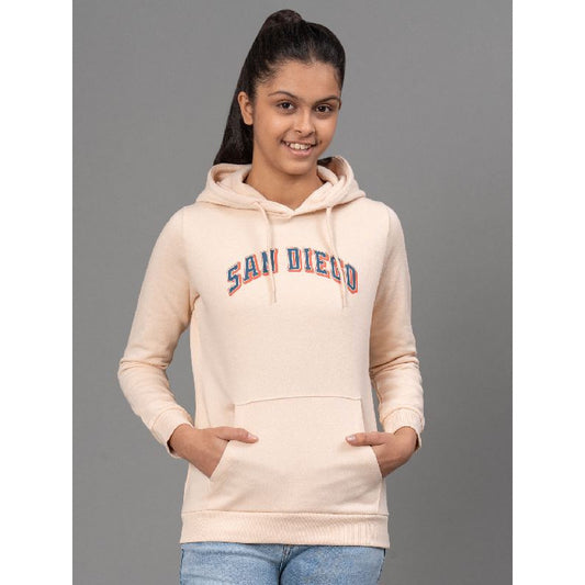 Ecru Hoodie for Girls