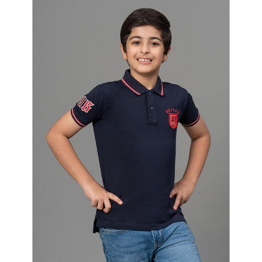 RedTape Navy T-Shirt for Boys | Comfortable and Durable