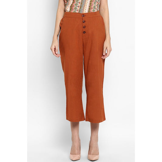 Women Rust Pant