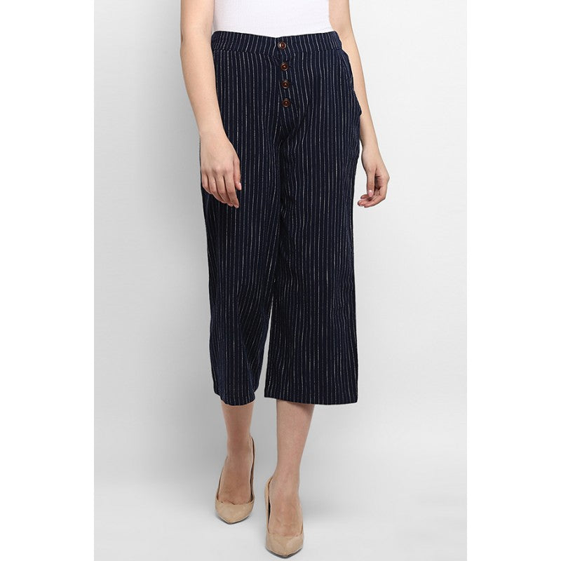 Women Navy Pant