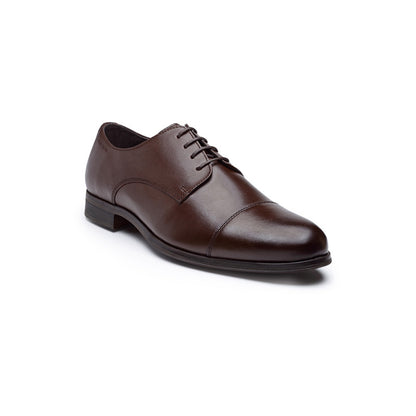 RedTape Men's Brown Derby Shoes