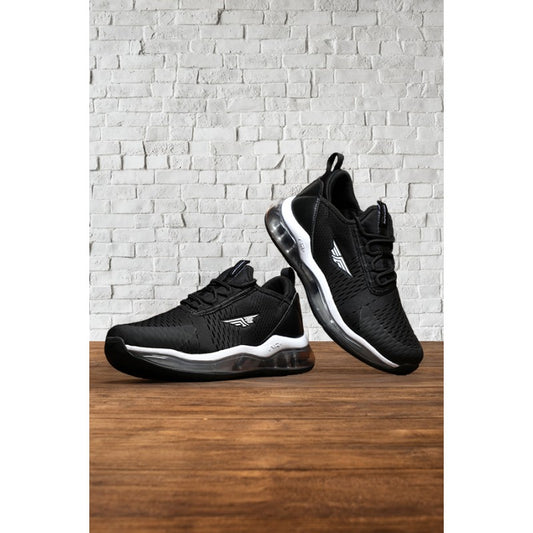 Men Black Walking Shoes