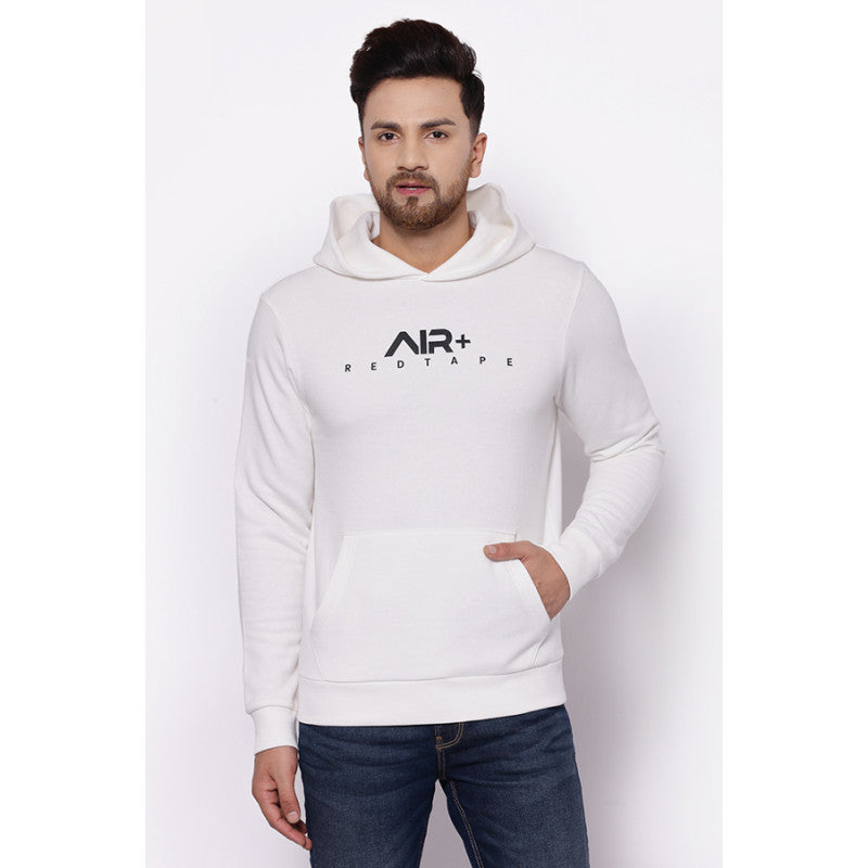 Men's Bright Off White Hoodies - M / BRIGHT OFF WHITE / 32*27*2.5