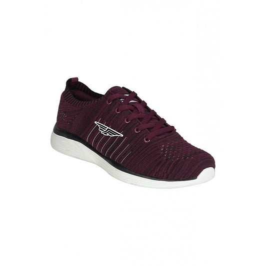 Men Burgundy Running Shoes