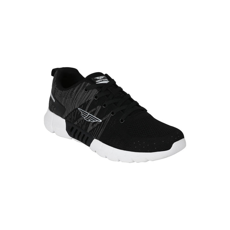 RedTape Men Black Walking Shoes