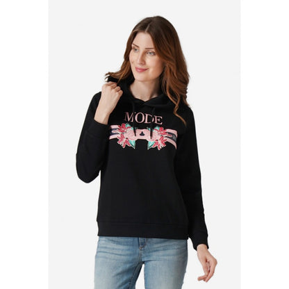 Women Black Hoodie