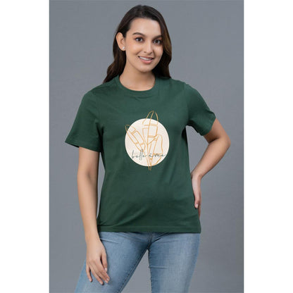 Mode by RedTape Casual Cotton T-Shirt for Women | Round Neck Cotton T-Shirt