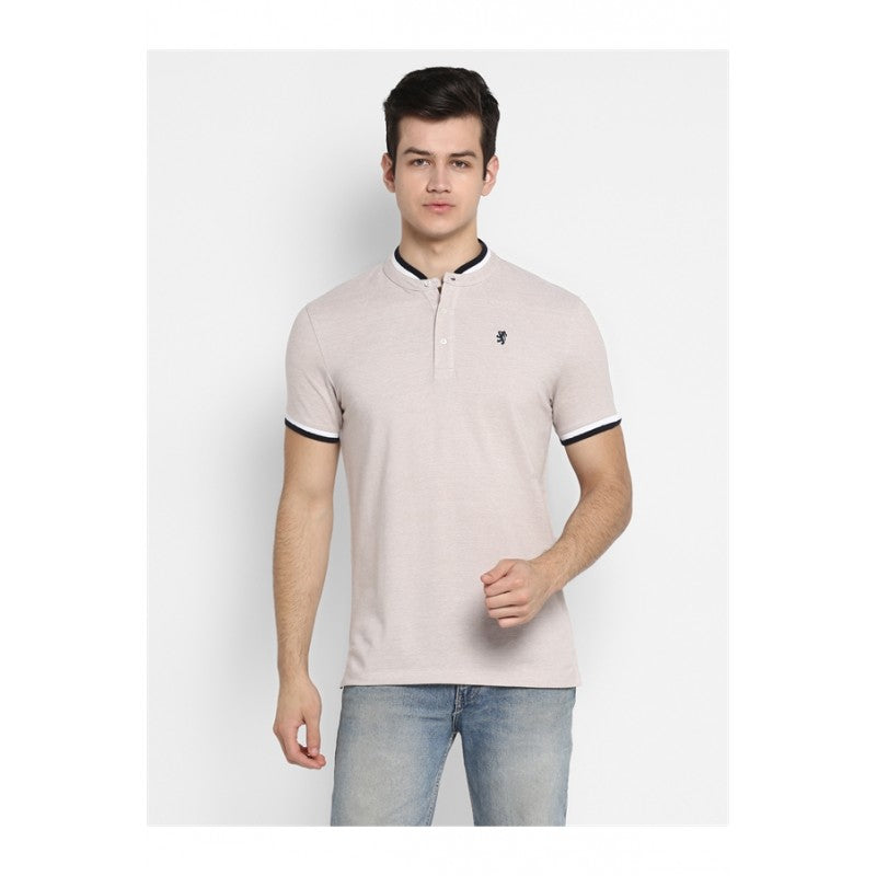 Mens Beige T Shirt