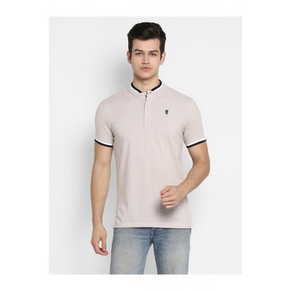 Mens Beige T Shirt