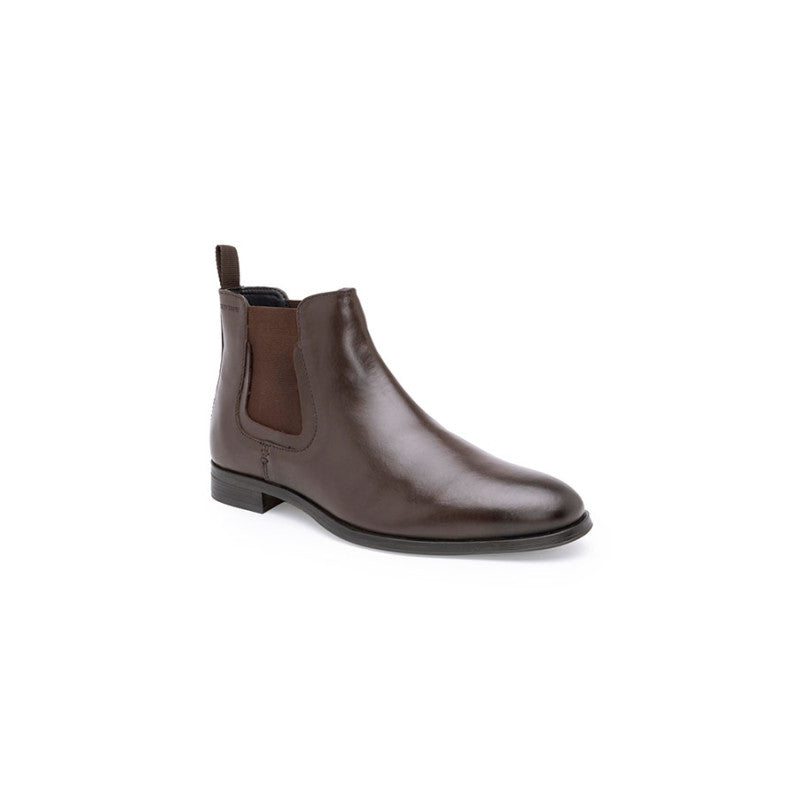 Men Brown Genuine Leather Boots