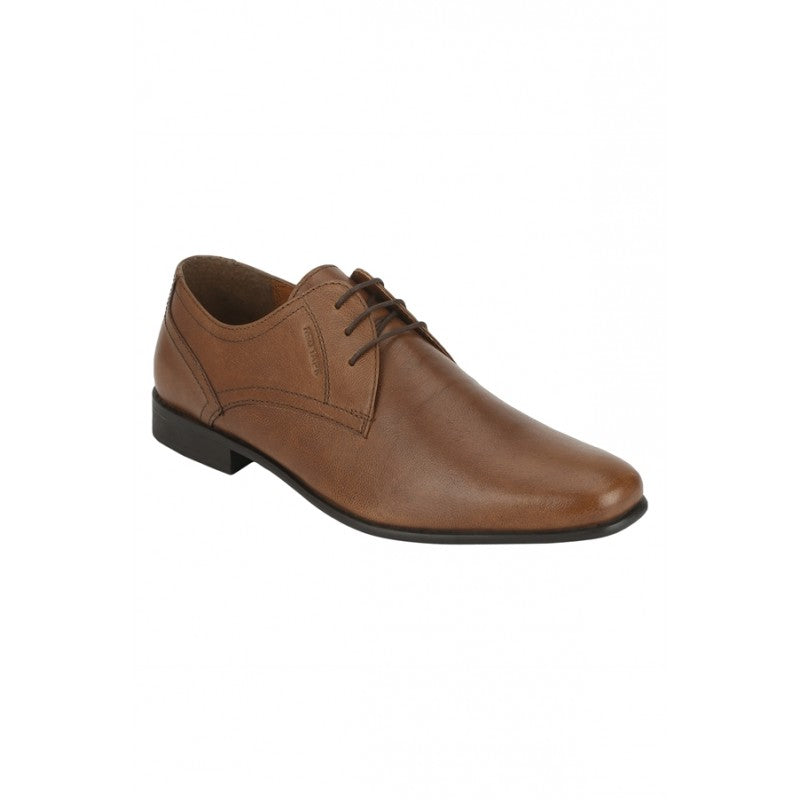 RedTape Men Tan Derby Shoes