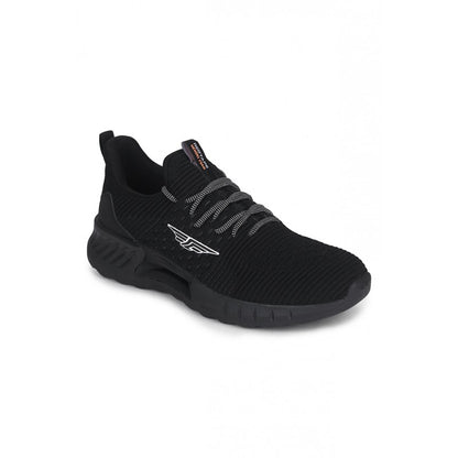 RedTape Men Black Walking Shoes