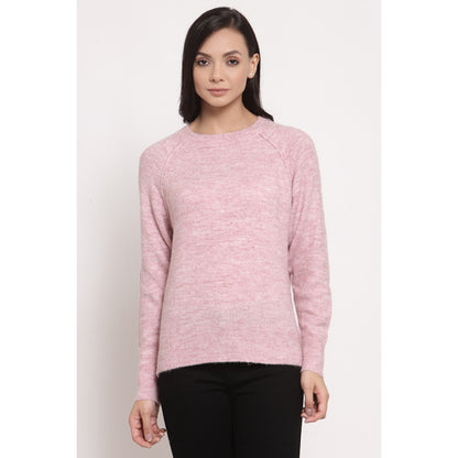 MODE by RedTape Women's Pastel Pink Sweater