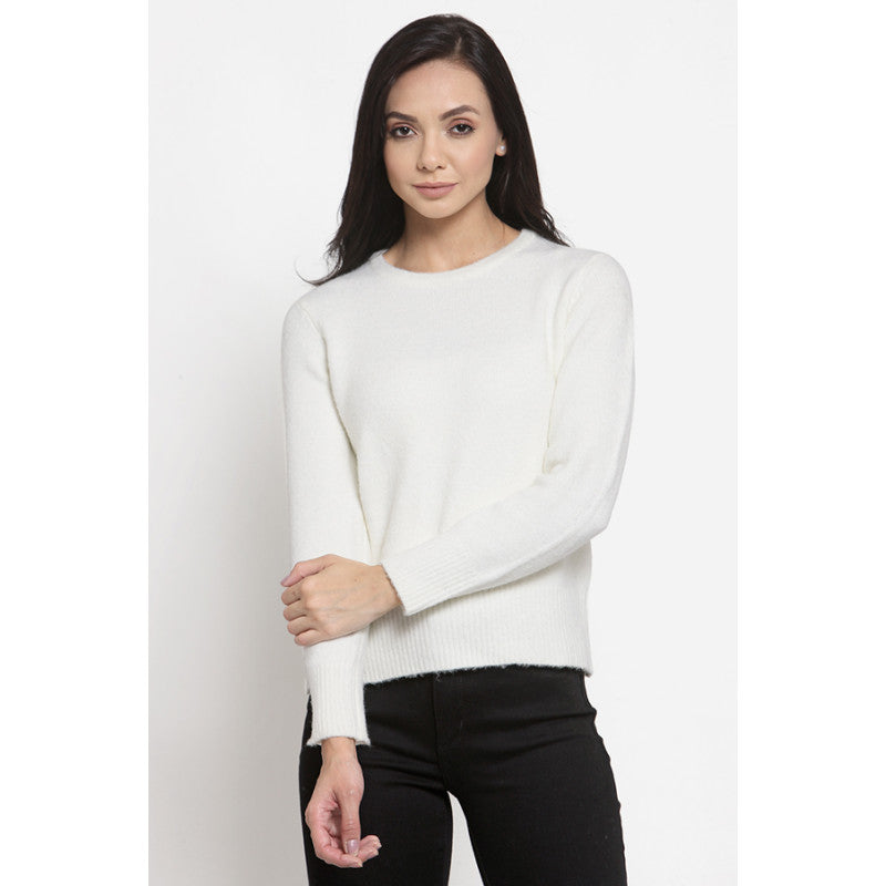 MODE by RedTape Women's Off White Sweater