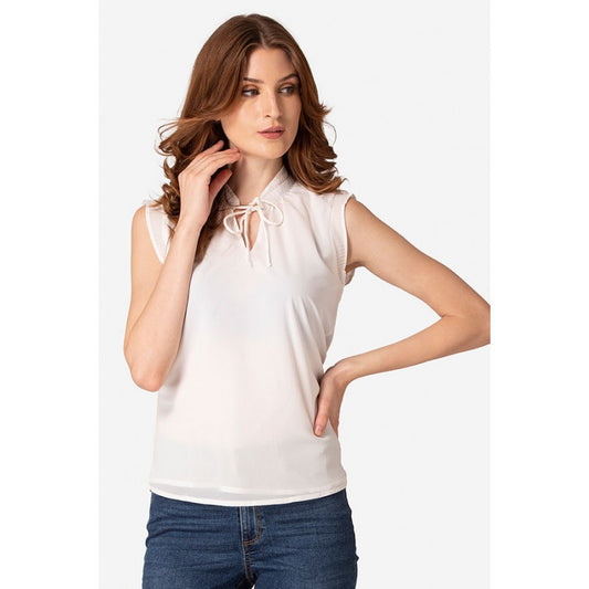 Women White Top Blouse