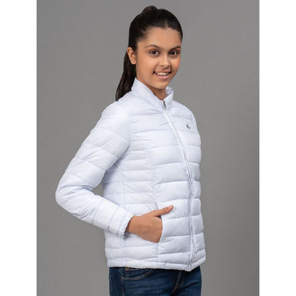 Mode By RedTape White Jacket for Girls | Warm and Comfortable