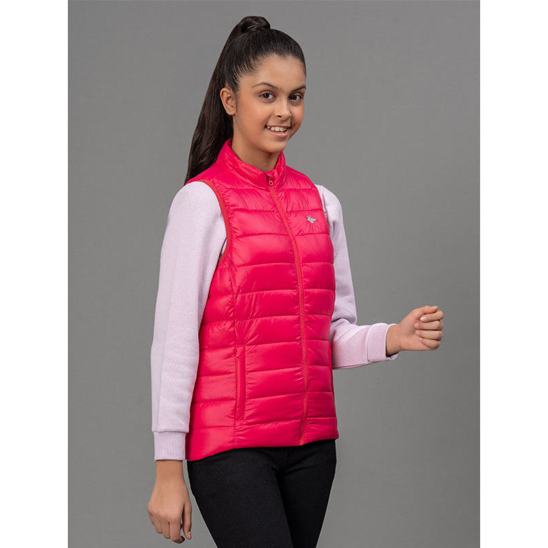 Dark Pink Jacket for Girls