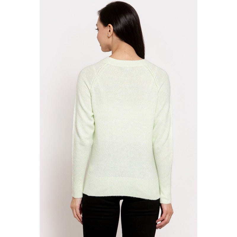Women's Pastel Green Sweater