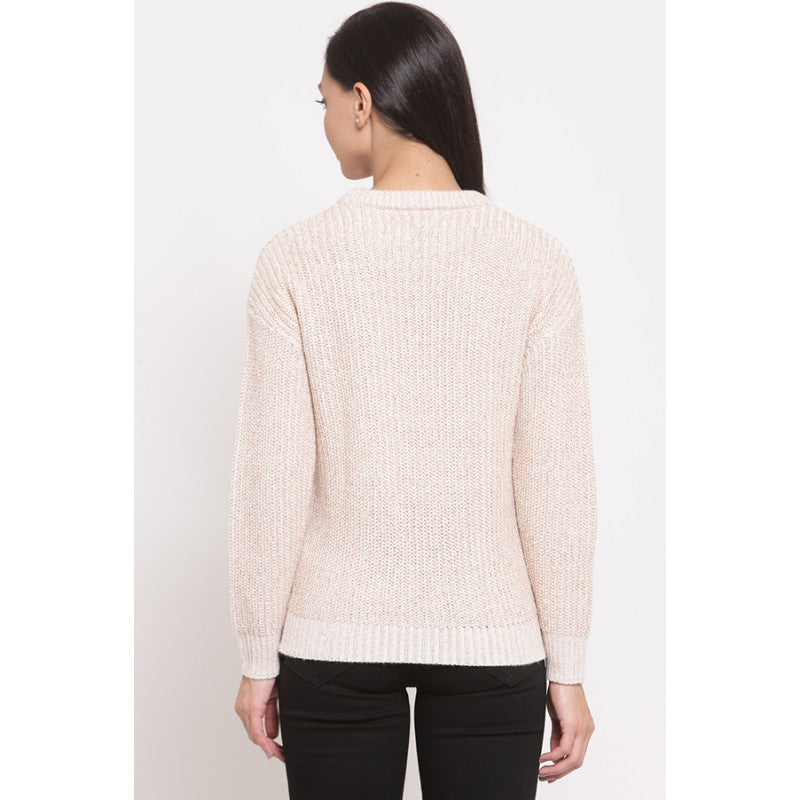 MODE by RedTape Women's Beige Sweater