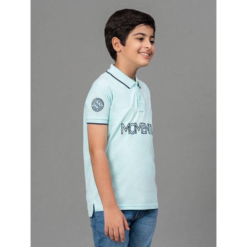 RedTape Arctic Blue T-Shirt for Boys | Comfortable and Durable