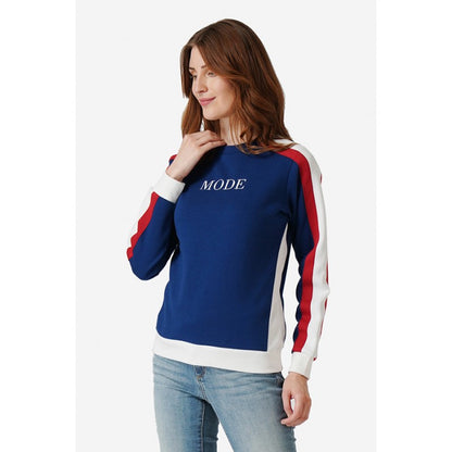 Women Airforce Blue Sweatshirt