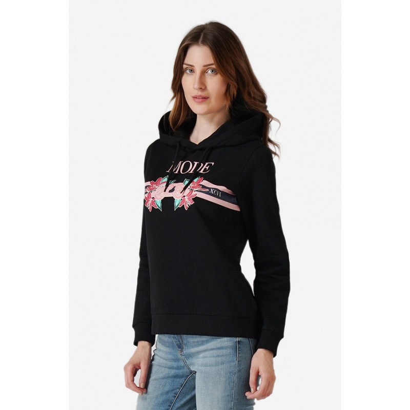 Women Black Hoodie