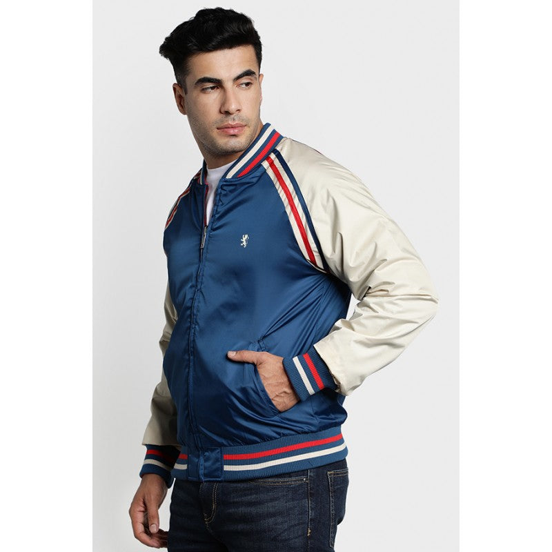 Royal Blue Red Reversible Men's Jacket