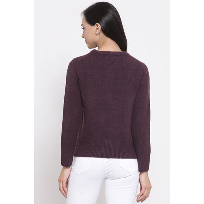 MODE by RedTape Women's Purple Sweater